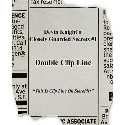 (image for) Double Clip Line by Devin Knight - Trick - Click Image to Close