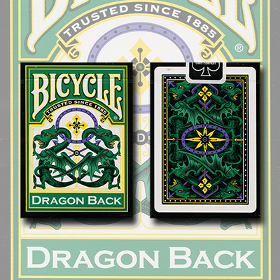 (image for) Bicycle Dragon Green by Gamblers Warehouse - Click Image to Close