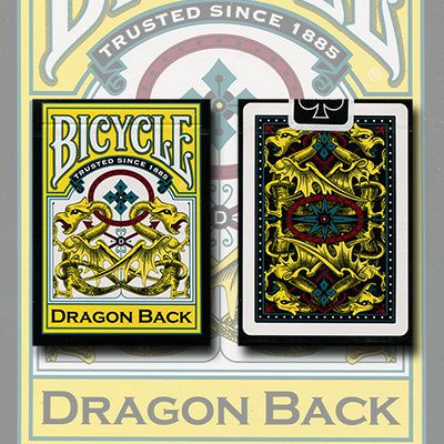 (image for) Bicycle Dragon Yellow by Gamblers Warehouse - Click Image to Close