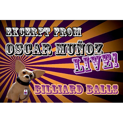 (image for) Billiard Balls by Oscar Munoz (Excerpt from Oscar Munoz Live) video DOWNLOAD - Click Image to Close