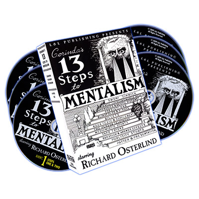 (image for) 13 Steps To Mentalism (6 DVDs) by Richard Osterlind - DVD - Click Image to Close