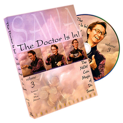 (image for) The Doctor Is In - The New Coin Magic of Dr. Sawa Vol 3 - DVD - Click Image to Close
