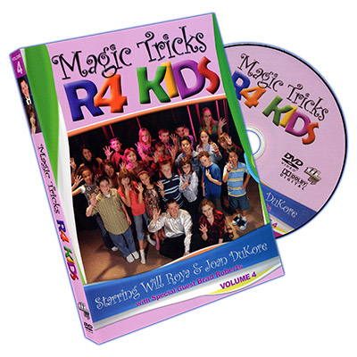 (image for) Magic Tricks R 4 Kids - Volume 4 by Will Roya and Joan DuKore - DVD - Click Image to Close