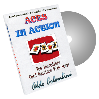 (image for) Aces In Action by Wild-Colombini Magic - DVD - Click Image to Close
