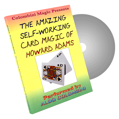 (image for) Amazing Self Working Card Magic of Howard Adams by Aldo Colombini - DVD - Click Image to Close