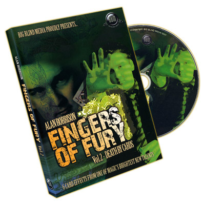 (image for) Fingers of Fury Vol.2 (Death By Cards) by Alan Rorrison & Big Blind Media - DVD - Click Image to Close