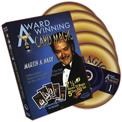 (image for) Award Winning Card Magic (5 DVD Set) by Martin Nash - DVD - Click Image to Close