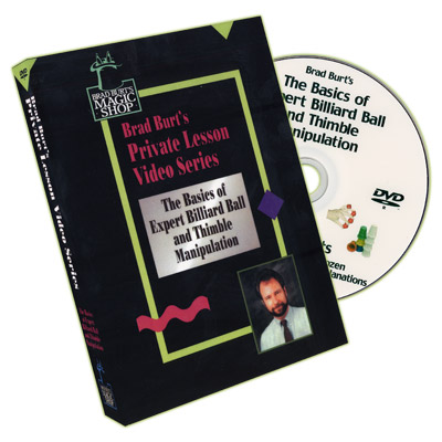 (image for) Basics Of Expert Billiard Ball And Thimble Manipulation by Brad Burt - DVD - Click Image to Close