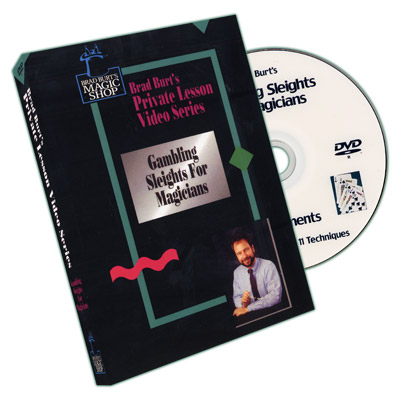 (image for) Gambling Sleights For Magicians by Brad Burt - DVD - Click Image to Close