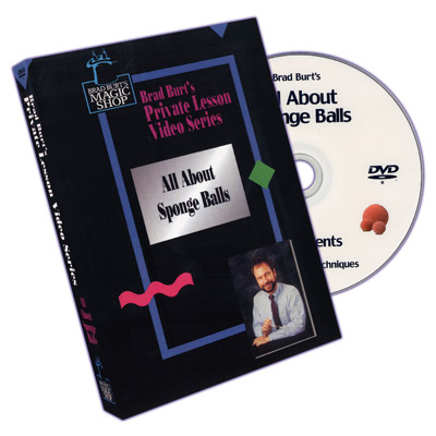 (image for) All About Sponge Balls - Brad Burt, DVD - Click Image to Close