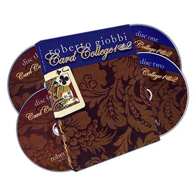 (image for) Card College 1&2 (4 DVD Set) by Roberto Giobbi - DVD - Click Image to Close