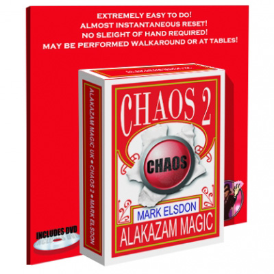 (image for) Chaos 2 w/DVD by Mark Elsdon & Alakazam Magic - DVD - Click Image to Close