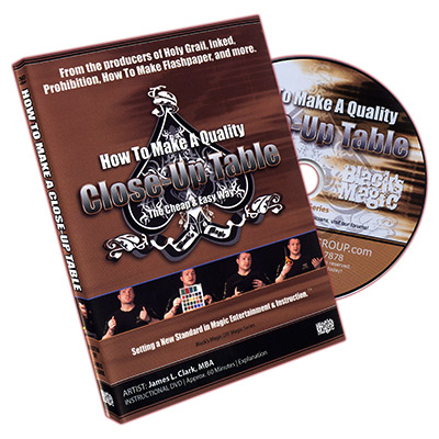 (image for) How to Make a Close Up Table by James L. Clark - DVD - Click Image to Close
