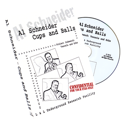 (image for) Al Schneider Cups & Balls by L&L Publishing - DVD - Click Image to Close