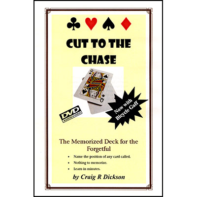(image for) Cut to the Chase by Craig R. Dickson - DVD - Click Image to Close