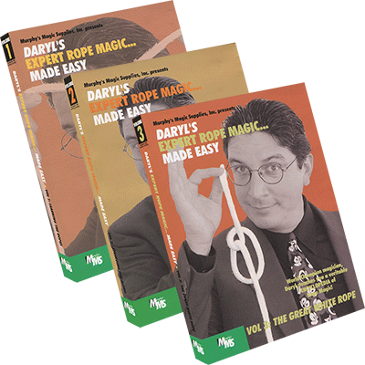 (image for) Expert Rope Magic Made Easy (3 volume set) by Daryl & Murphy's Magic Supplies - DVD - Click Image to Close