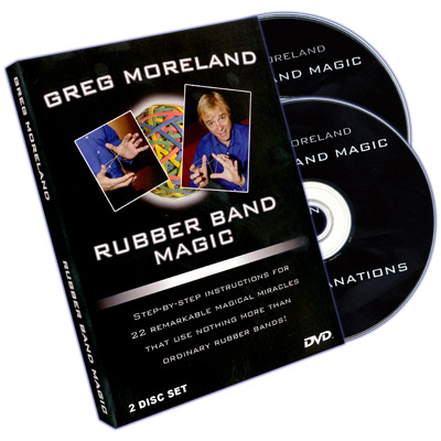 (image for) Rubber Band Magic (2 DVD Set) by Greg Moreland - DVD - Click Image to Close
