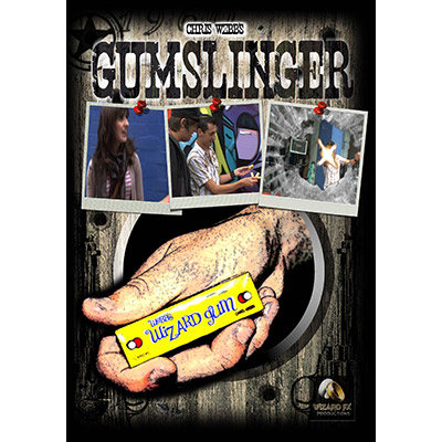 (image for) GumSlinger (DVD and Gimmick) by Chris Webb and World Magic Shop - DVD - Click Image to Close
