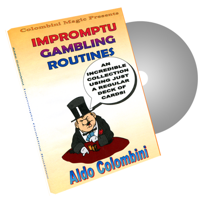 (image for) Impromptu Gambling Routines by Wild-Colombini Magic - DVD