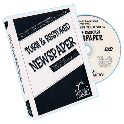 (image for) Torn And Restored Newspaper by Joel Bauer - DVD - Click Image to Close
