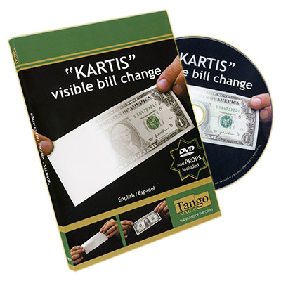 (image for) The Kartis Visible Bill Change ( V0006 ) (DVD and Gimmick) by Tango Magic and Kartis - Click Image to Close