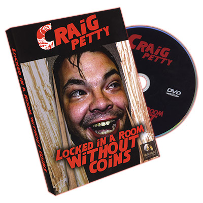 (image for) Locked In A Room Without Coins by Craig Petty and World Magic Shop - DVD - Click Image to Close