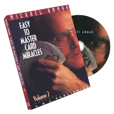 (image for) Easy to Master Card Miracles Volume 2 (DVD and Gimmicks) by Michael Ammar - DVD - Click Image to Close