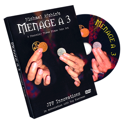 (image for) Menage A 3 (DVD and coins) by Michael Afshin and Roy Kueppers - DVD - Click Image to Close