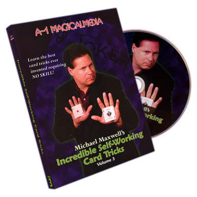(image for) Incredible Self Working Card Tricks Volume 3 by Michael Maxwell - DVD