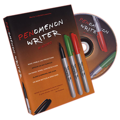 (image for) PENomenon Writer (Red, Gimmick and DVD) by Menny Lindenfeld and Koontz - DVD - Click Image to Close