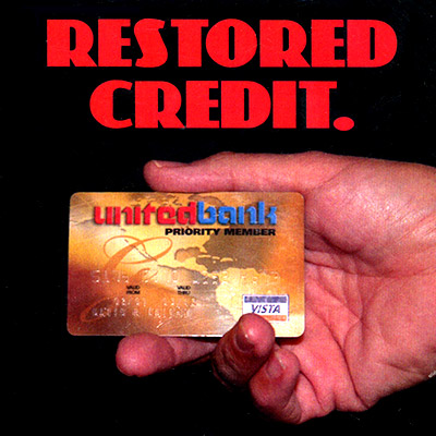 (image for) Restored Credit (DVD and Gimmick) by David Regal - DVD - Click Image to Close