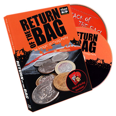 (image for) Return of The Bag (2 DVD set) by Craig Petty and World Magic Shop - DVD - Click Image to Close