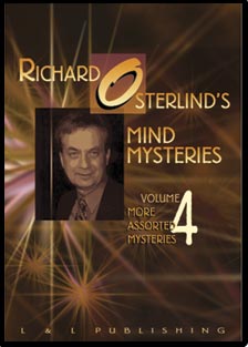 (image for) Mind Mysteries Vol 4 (More Assorted Mysteries) by Richard Osterlind - DVD - Click Image to Close