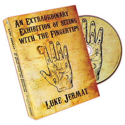 (image for) An Extraordinary Exhibition of Seeing with the Fingertips (DVD and Red Deck) by Luke Jermay - DVD - Click Image to Close