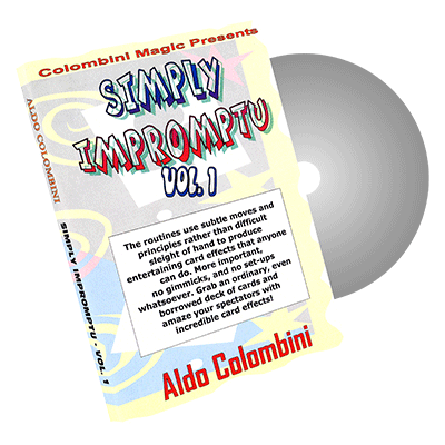 (image for) Simply Impromptu Vol.1 by Wild-Colombini Magic - DVD - Click Image to Close