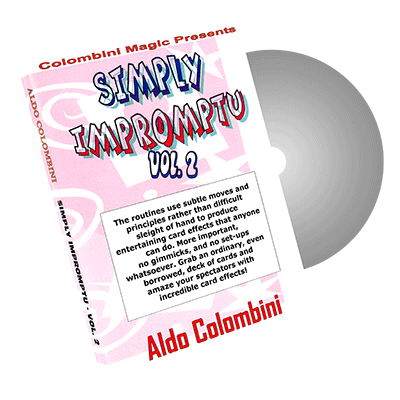 (image for) Simply Impromptu Vol.2 by Wild- Colombini Magic - DVD - Click Image to Close