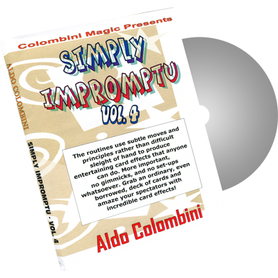 (image for) Simply Impromptu Volume 4 by Wild-Colombini Magic - DVD