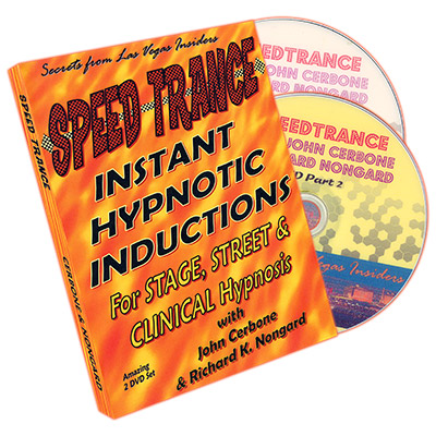 (image for) Speed Trance: Instant Hypnotic Inductions (2 DVD Set) by John Cerbone and Richard Nongard - DVD