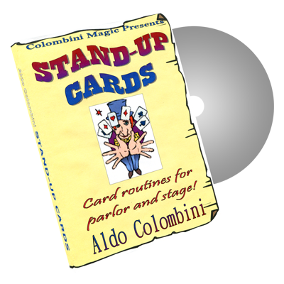 (image for) Stand Up Cards by Wild-Colombini Magic - DVD - Click Image to Close