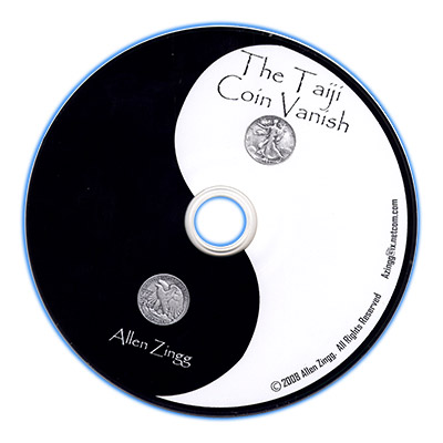 (image for) The Taiji Coin Vanish & Other Mysteries by Allen Zingg - DVD - Click Image to Close
