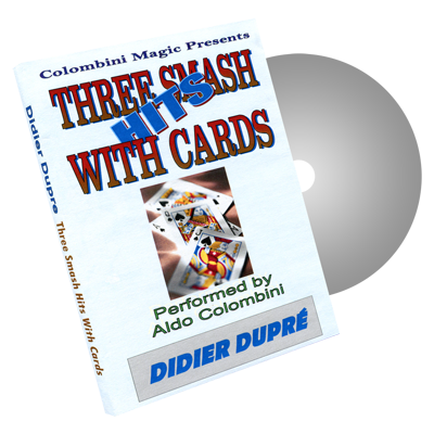 (image for) Three Smash Hits With Cards by Wild-Colombini Magic - DVD - Click Image to Close