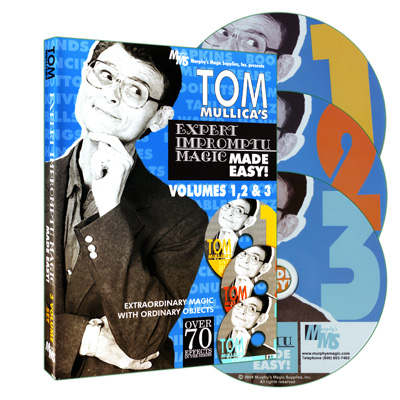 (image for) Tom Mullica's Impromptu Magic 3 Disc Combo by Murphy's Magic Supplies - DVD - Click Image to Close