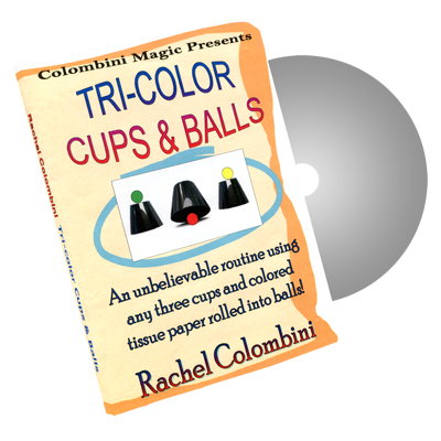 (image for) Tri-Color Cups & Balls by Wild-Colombini Magic - DVD - Click Image to Close