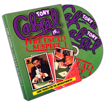 (image for) Usual Suspect (2 DVD set) by Tony Cabral - DVD - Click Image to Close