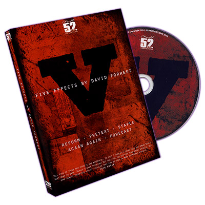 (image for) V: Five Effects by David Forrest - DVD - Click Image to Close