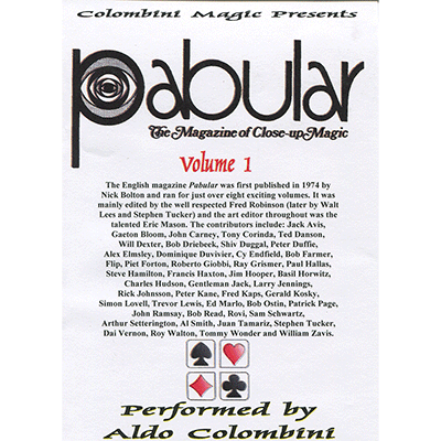 (image for) Pabular Vol. 1 by Wild-Colombini Magic - video DOWNLOAD - Click Image to Close