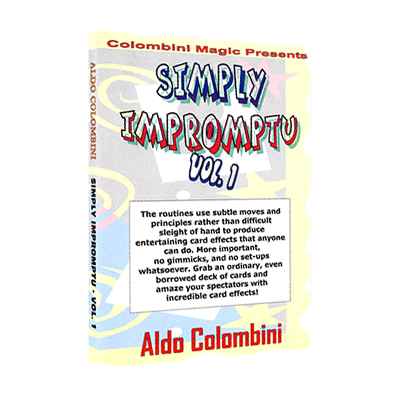 (image for) Simply Impromptu Vol.1 by Wild-Colombini Magic video DOWNLOAD - Click Image to Close