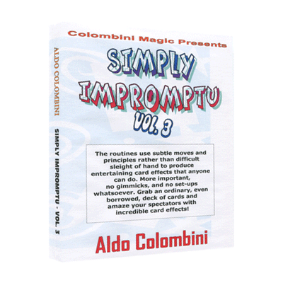 (image for) Simply Impromptu Vol.3 by Wild-Colombini Magic video DOWNLOAD - Click Image to Close