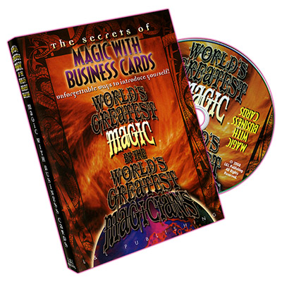 (image for) World's Greatest Magic: Magic with Business Cards - DVD - Click Image to Close