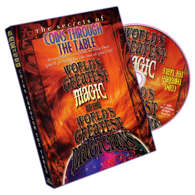 (image for) World's Greatest Magic: Coins Through Table - DVD - Click Image to Close